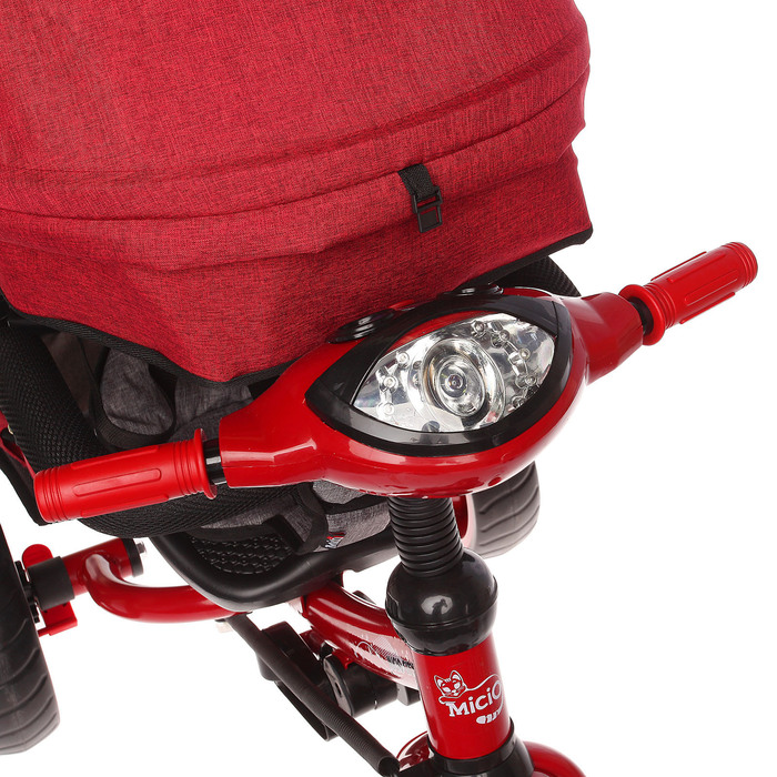 Велосипед трехколесный Micio Сity 2018, колеса EVA 12"/10", цвет красный