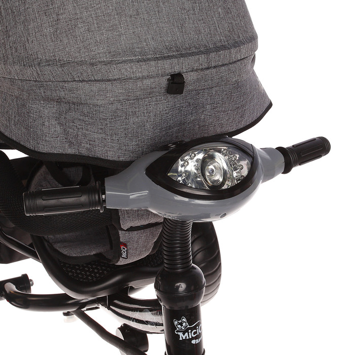 Велосипед трехколесный Micio Сity 2018, колеса EVA 12"/10", цвет серый