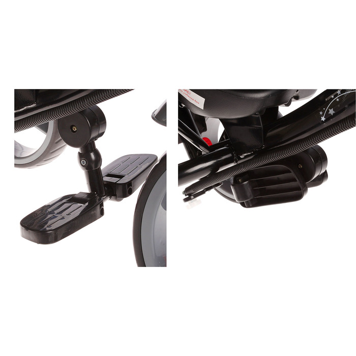 Велосипед трехколесный Micio Сity 2018, колеса EVA 12"/10", цвет серый