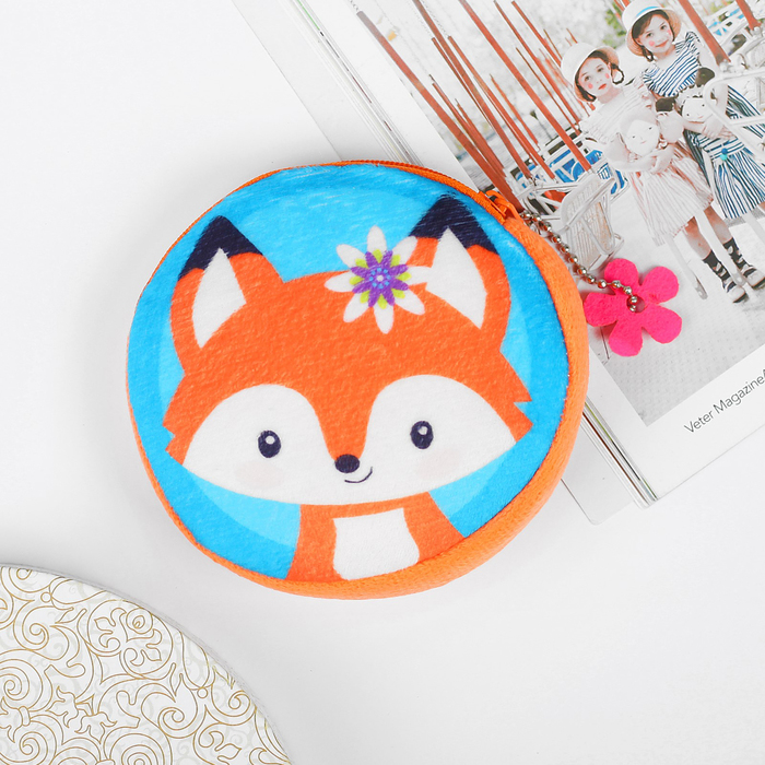 Кошелёк детский "Лисёнок", 9 х 9 cм