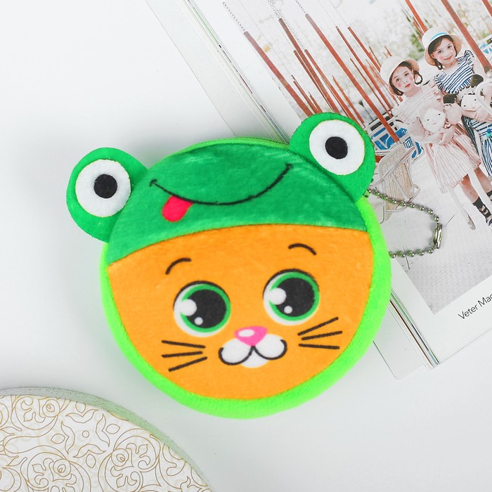 Кошелёк детский "Котёнок", 9 х 9 cм