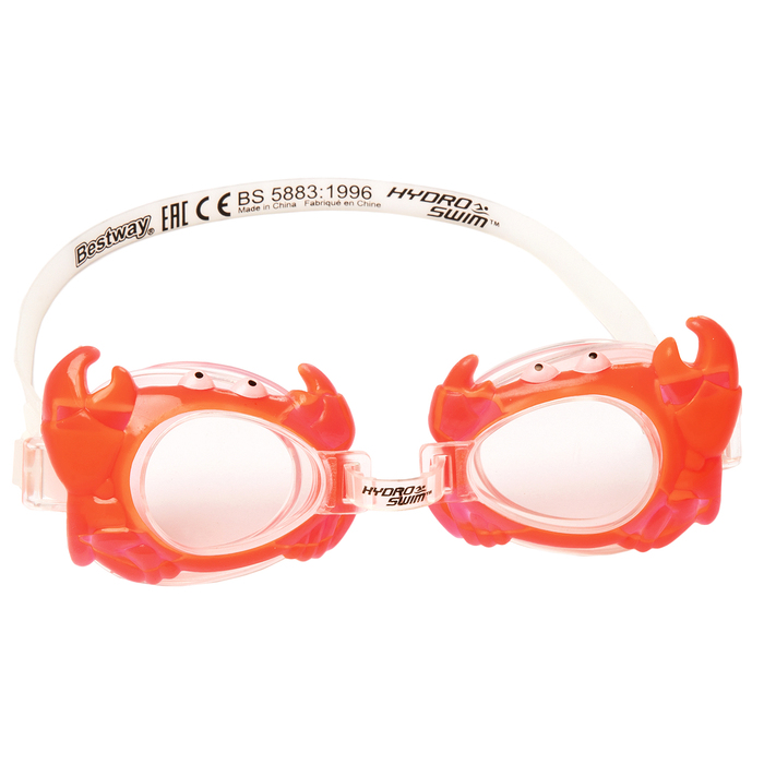 Очки для плавания "Морские животные", детские .от 3+ МИКС (21047)