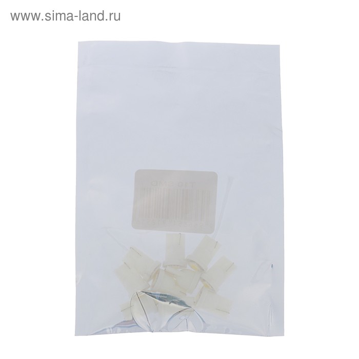 

Лампа светодиодная KS, Т10, W2.1-9.5d, 12 В, белая, 1 SMD 5050, б/цокольная