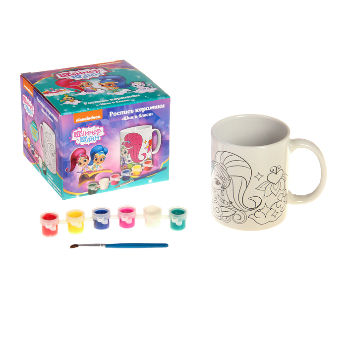 Набор для росписи кружки "Шик и блеск" 34213