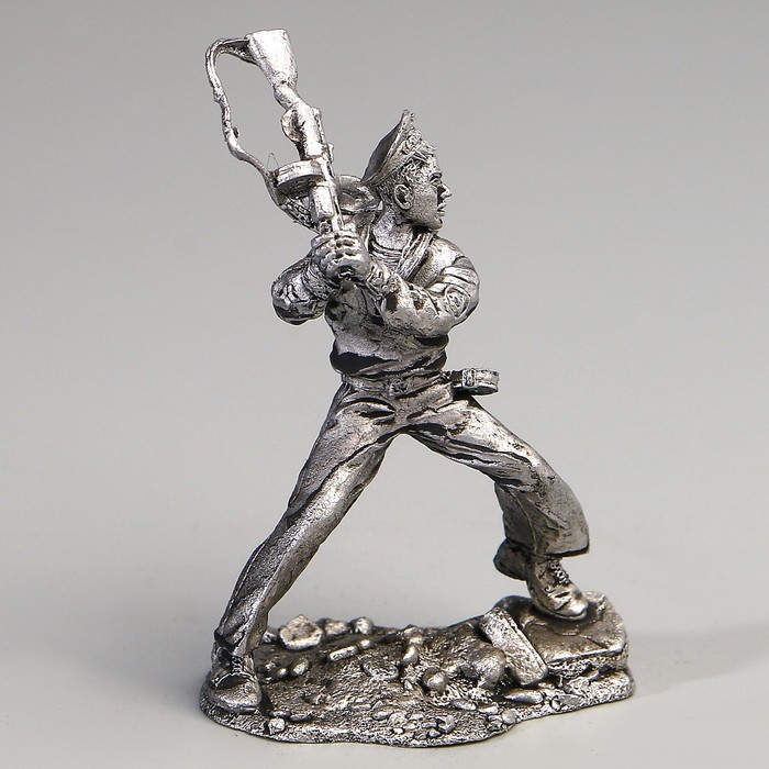 Оловянный солдатик "Моряк с ППД"