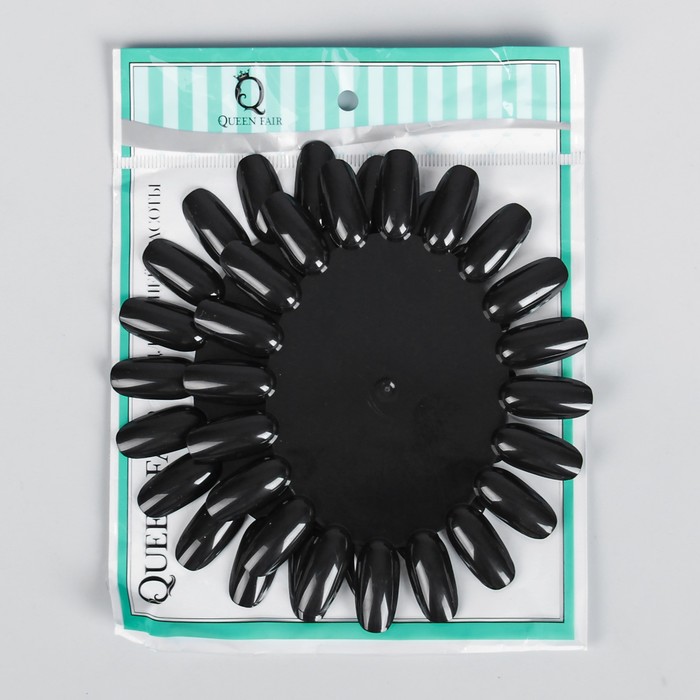 Палитра для лаков "Овал", 20 ногтей, 2шт, цвет чёрный