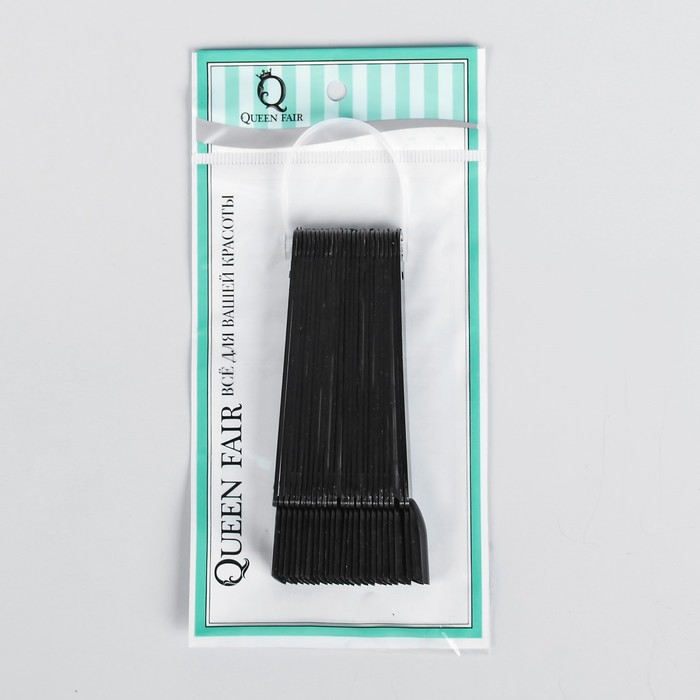 Палитра для лаков на кольце, 24 ногтя, цвет чёрный