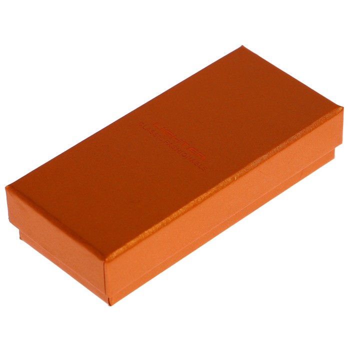 Зажигалка в подарочной коробке, USB, прямоугольная, бордовый, 2,5*8 см