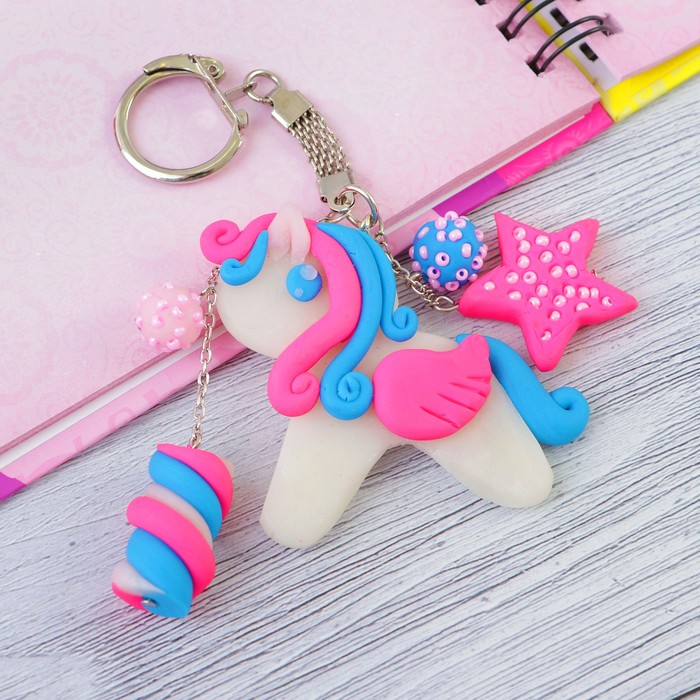 Брелок из полимерной глины своими руками &quot;Пони&quot;