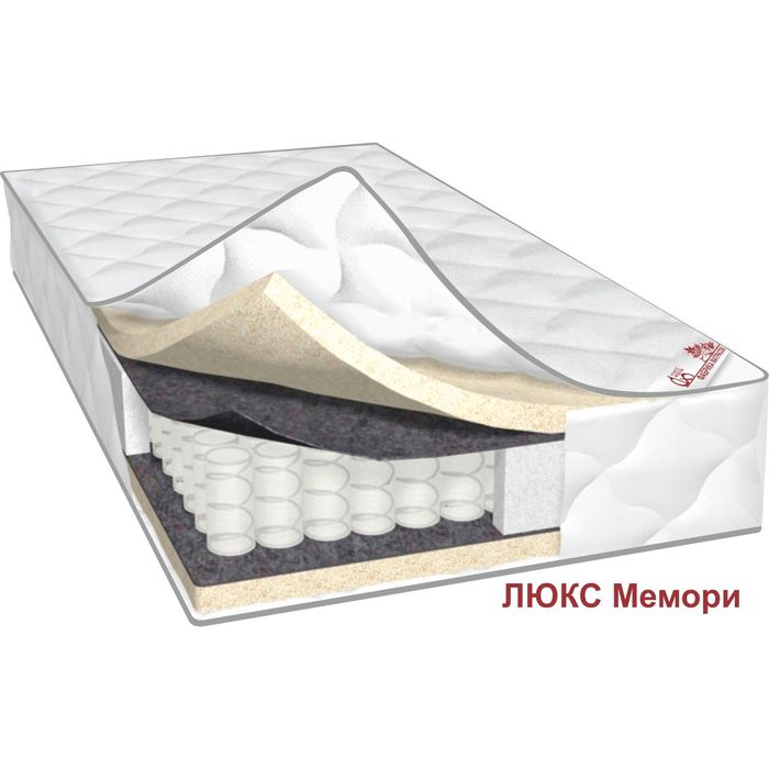Матрас Люкс Мемори, размер 140х190х24 см, трикотаж