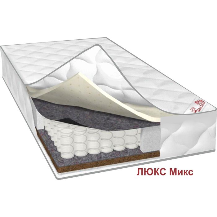 Матрас Люкс Микс, размер 180х190х22 см, трикотаж