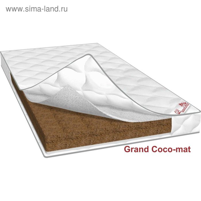 фото Матрас grand coco-mat, размер 80х190 см, высота 12 см, трикотаж класс-мебель