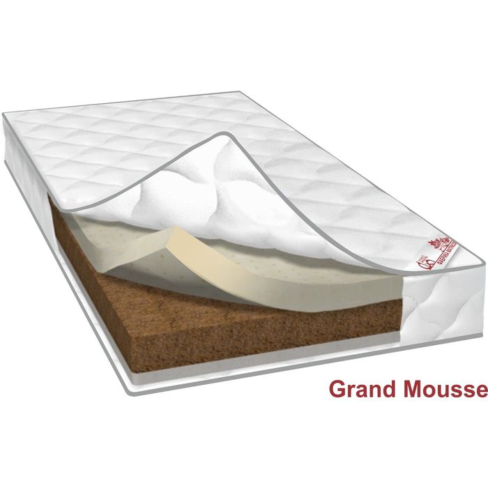 Матрас Grand Mousse, размер 90х200х20 см, трикотаж