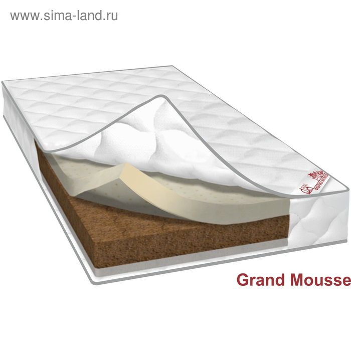 фото Матрас grand mousse, размер 160х190 см, высота 20 см, трикотаж класс-мебель