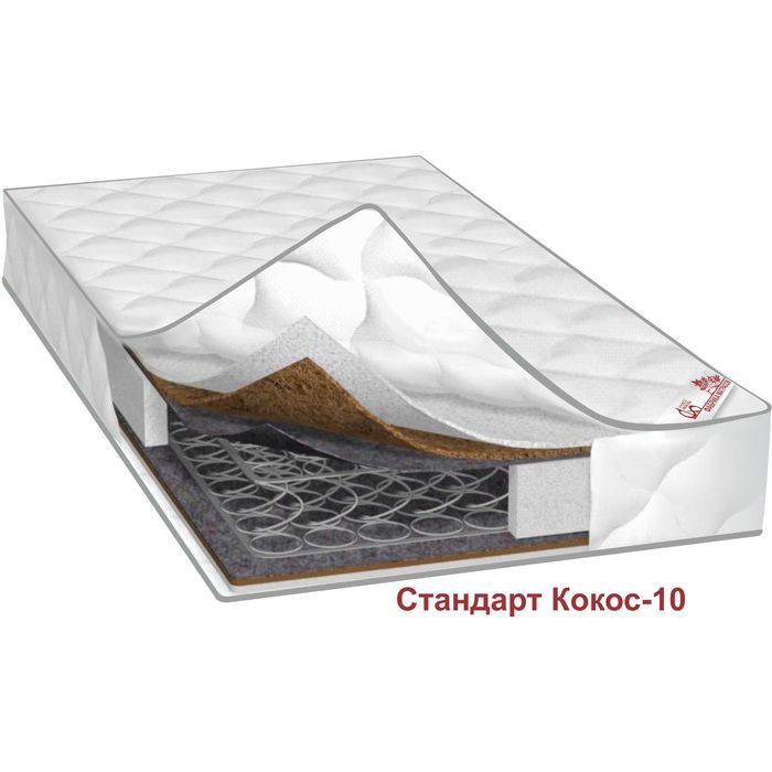 Матрас Стандарт Комфорт-10, размер 140х200х16 см, жаккард