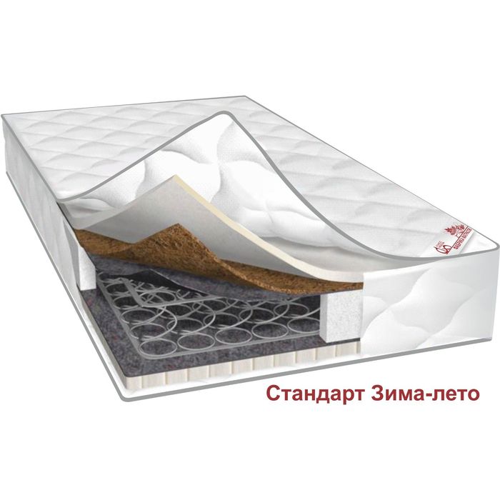Матрас Стандарт Зима-лето, размер 120х190х21 см, жаккард