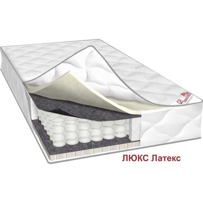 Матрас Люкс Латекс, размер 120х190х22 см, трикотаж