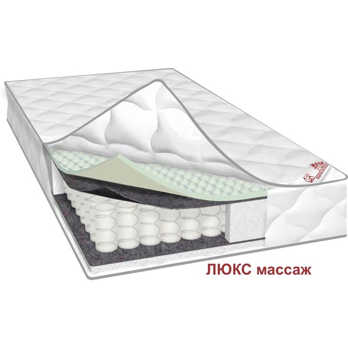 Матрас Люкс Массаж, размер 160х200х22 см, жаккард