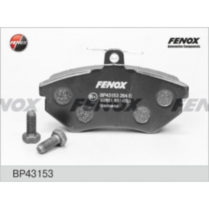Колодки тормозные FENOX bp43153