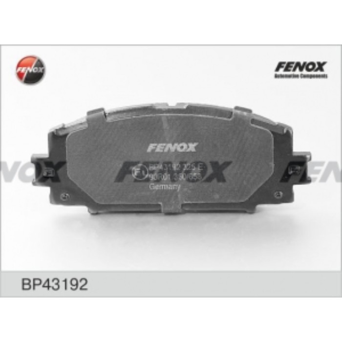 Колодки тормозные FENOX bp43192