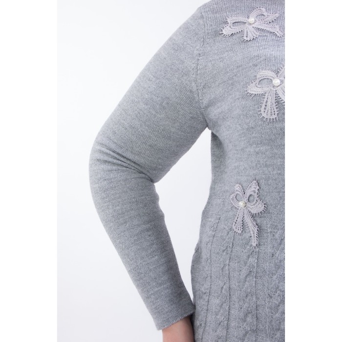 Кардиган женский, размер 60, цвет серый Кн5-204/1