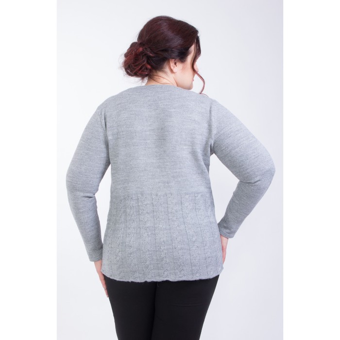 Кардиган женский, размер 60, цвет серый Кн5-204/1