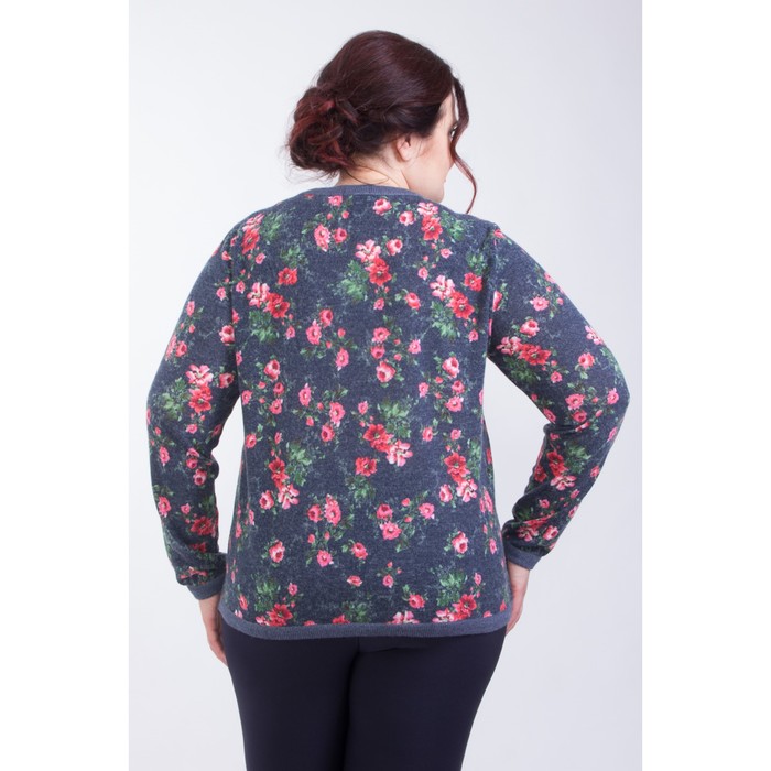 Кардиган женский, размер 52, цвет синий М5-3460/15