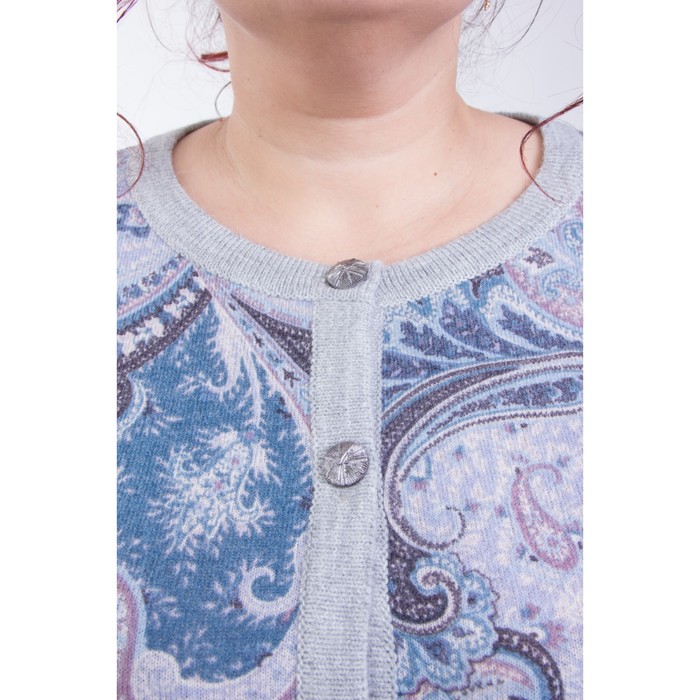 Кардиган женский, размер 60, цвет серый М5-3460/17