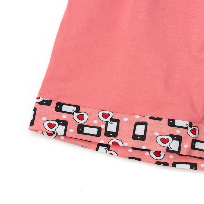 Пижама женская (майка, шорты) ПК258 коралловый, р-р 56