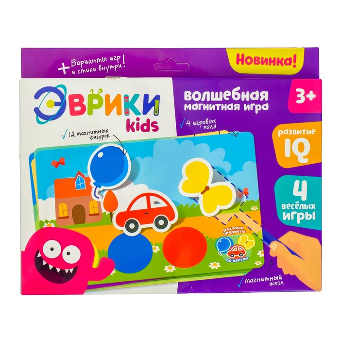 Волшебная магнитная игра «Форма, цвет, узор»