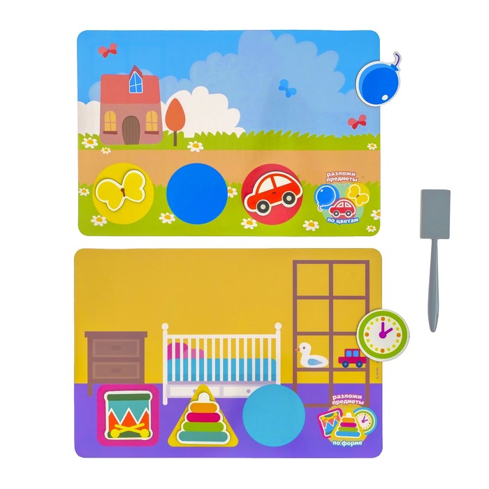 Волшебная магнитная игра «Форма, цвет, узор»