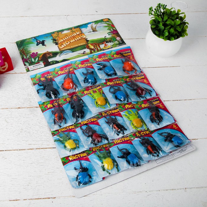 Растущие игрушки "Жуки", МИКС