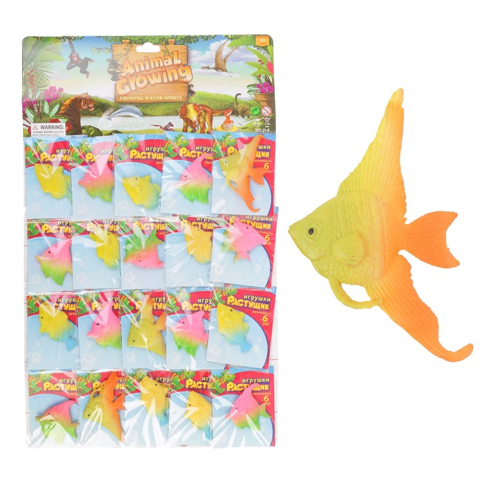 Растущие игрушки "Рыбки", МИКС