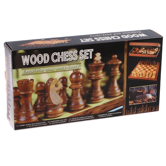 Игра настольная «Шахматы», подарочные, 30х15 см