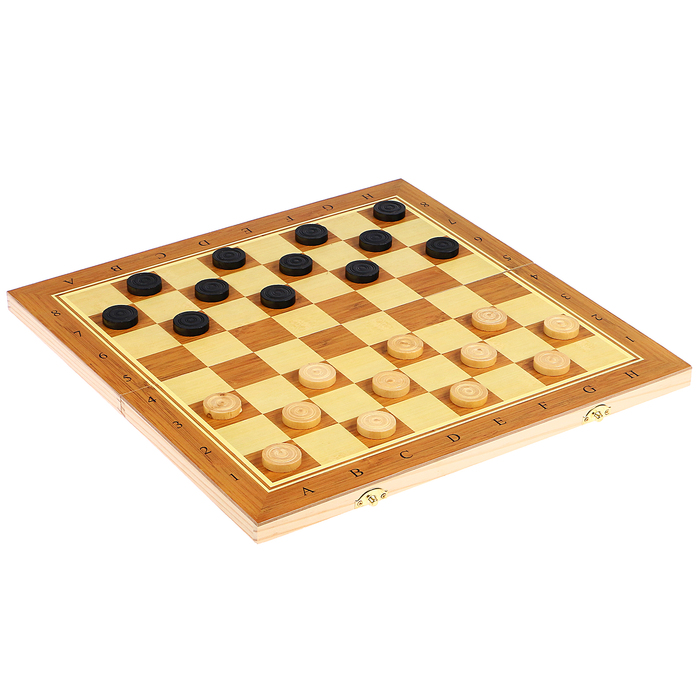 Набор 3в1 (нарды+шашки+шахматы), светлое дерево, 40*40см