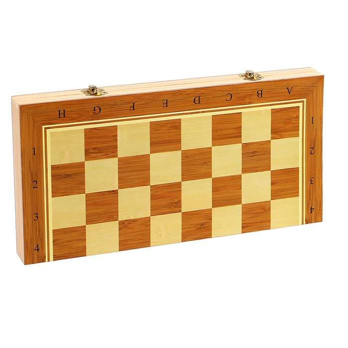 Набор 3в1 (нарды+шашки+шахматы), светлое дерево, 40*40см