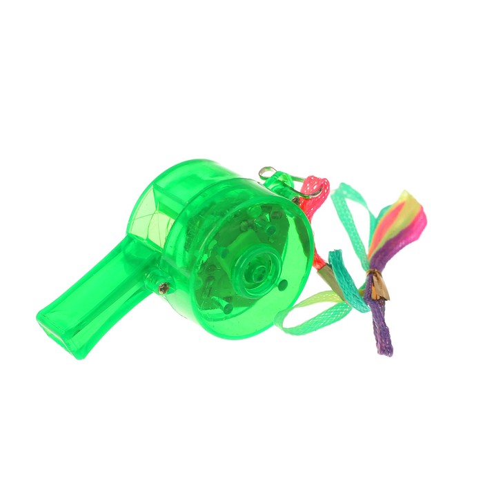 Свисток световой, цвет зелёный