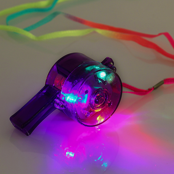 Свисток световой, цвет фиолетовый