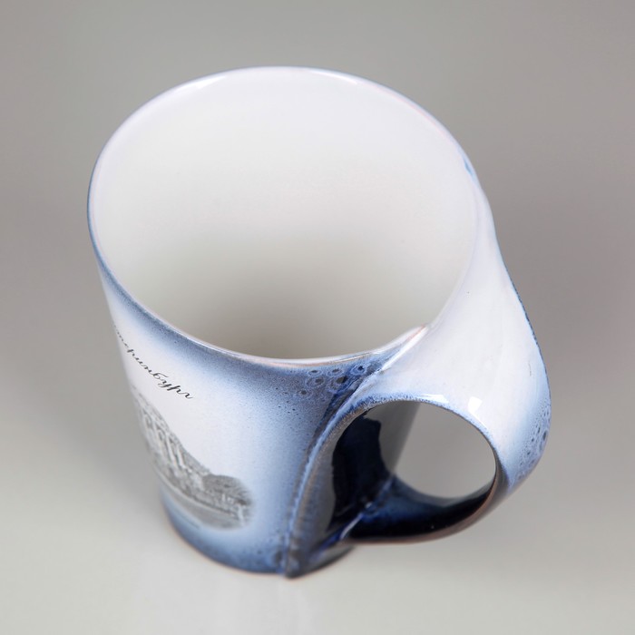 Кружка "Екатеринбург: Дом Севастьянова" №003-405 синяя