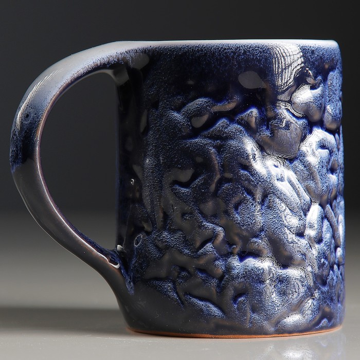 Кружка "Екатеринбург: Татищев и де Геннин" №014-404 синяя