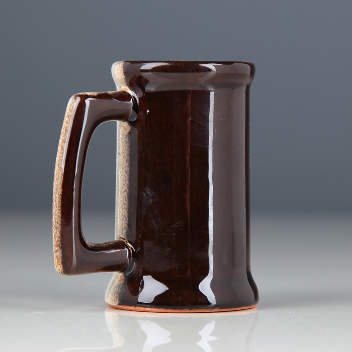 Кружка "Екатеринбург: Татищев и де Геннин" №015-404 коричневая