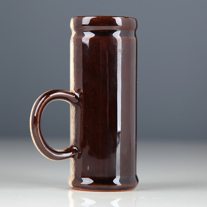 Кружка "Екатеринбург: Татищев и де Геннин" №016-404 коричневая