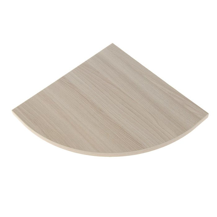 Полка сектор 350*350*16 мм Ясень шимо светлый