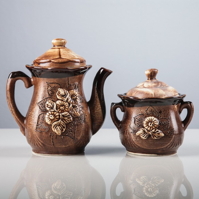 Чайная пара "Тюльпан", лепка