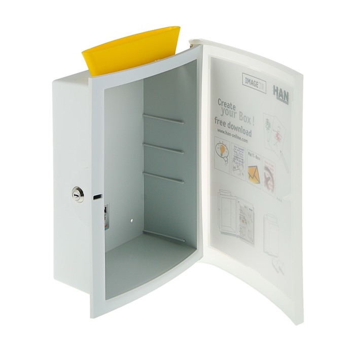 Почтовый ящик А4 HAN IMAGE'In светло-серый HA4102/11