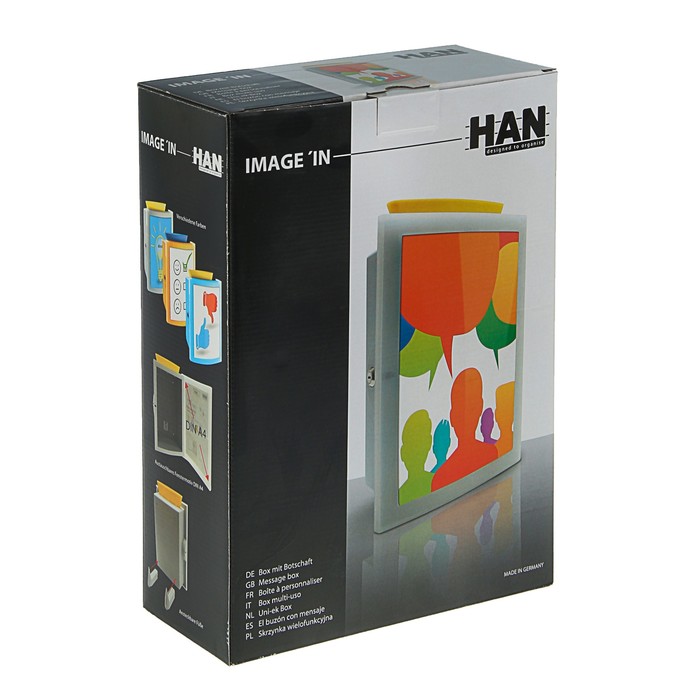 Почтовый ящик А4 HAN IMAGE'In светло-серый HA4102/11