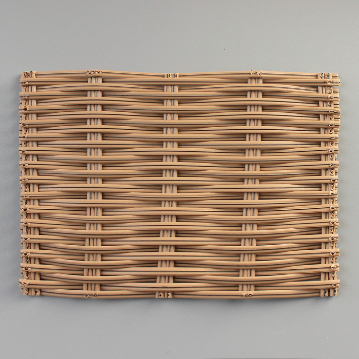 Стул CAFÉ, 55 х 55 х 74 см, без подушки, овальное плетение, штабелируемый, светло-коричневый