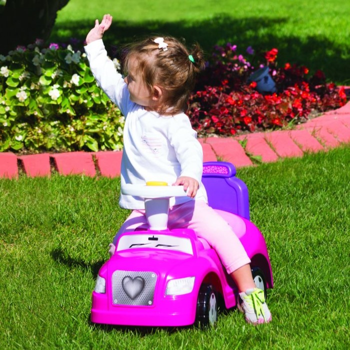 Толокар 2 в1 "Степ", с рулем в коробке