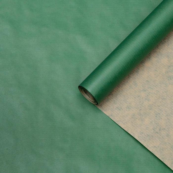 Бумага упаковочная крафт односторонняя "Травяной", 0,7 х 10 м, 40 г/м²