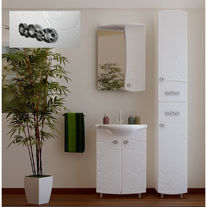 Шкаф-пенал Бабочка 30 DB2 белый